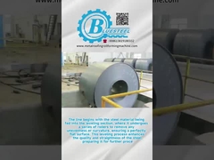 25T μέταλλο ελέγχου PLC που σκίζει τη γραμμή για την κοπή σπειρών φύλλων