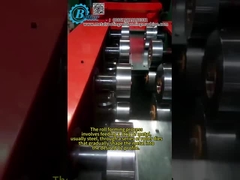 Υδραυλική πίεση Χρυσομεταλλικό C Z Purlin Roll Forming Machine με αυτόματο έλεγχο PLC