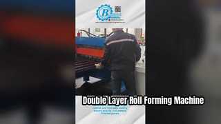 Εισαγάγετε 13-28 σταθμούς διπλής στρώσης μηχανής σχηματισμού κυλίνδρων πλάτος πρώτης ύλης 1000 mm για εσάς